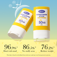 Stick solaire à marque privée 20ML SPF50 PA++++ Réparation antioxydante Protection large spectre UVA UVB Sans traces blanches Vente en gros