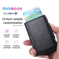 Dompet Kartu Bisnis Minibook, Tempat Kartu Kredit untuk Pria/Pabrik Menjual Dompet Kartu Kulit