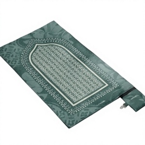 Tapis de prière portable de luxe, imperméable, imprimé, doux, musallah islamique, tapis Sajadah, tapis musulman pliable personnalisé, Janamaz - Product Image 5