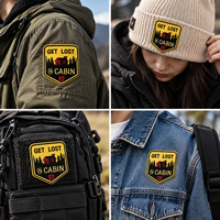 Patch brodé personnalisé haute densité, logo 3D en relief, thermocollant ou à coudre, pour vêtements streetwear et mode