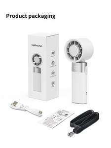 Ventilateur USB portable mini pliable tendance rechargeable pour l'été – Idéal pour les mariages et activités extérieures - Product Image 6