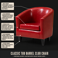 Fauteuil inclinable pivotant ergonomique en cuir noir, dossier haut, housse amovible, pour la relaxation et la lecture