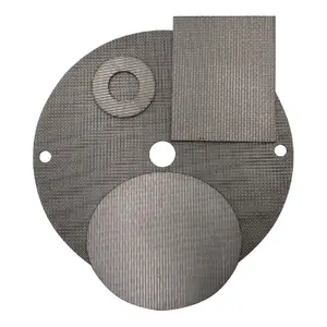 Backwash Sintered mesh filter Sintered porous high-flux metal membrane filter element good quality Sintered mesh filter disc