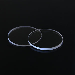 Placa de vidrio de sílice fundida redonda transparente óptica Placa de vidrio de cuarzo para vidrio de ventana de cuarzo - Product Image 3