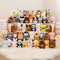 Groothandel 8 inch klauwautomaat poppen op maat gemaakte mini knuffeldieren set bulk zachte knuffels voor arcade spel prijzen