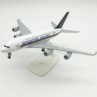 Modèle d'avion Airbus A380 F3A à l'échelle 1:400 de haute qualité, jouets en métal artisanal