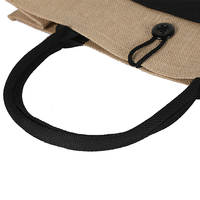 Pochette en toile de coton biologique pour bijoux, personnalisée, petit sac à cordon avec Logo pour shopping, fourre-tout, 100%