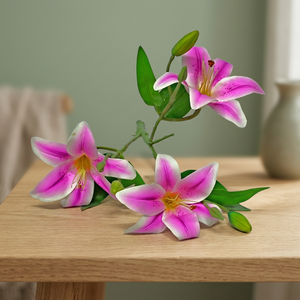 <b>Artificial</b> <b>Flower</b> Orchid AFF-S-4.1-Plastic Handmade Realistic Modern Style Different Colors Available - Product Image 3