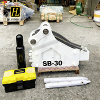 SB30 Schwerlast-Bagger Hydraulikhammer für Bergbau Steinbruch Gesteinszerkleinerung 2,5-4,5 Tonnen 303 CR Bagger