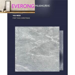 Carrelage mural en porcelaine émaillée effet marbre 600x600x8 ou 9mm pour murs intérieurs de maison, salon, hôtel, format 600x1200 - Product Image 3