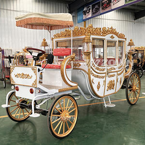 Fabricante personalizado eléctrico de 4 ruedas antiguo coche de caballos para bodas reales y turismo 4-6 personas de capacidad - Product Image 4