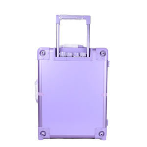 ماكياج السفر القطار حقيبة مهنةماكياج محطة ماكياج مع 3 أضواء قابل للتعديل وعجلات مضاءة المتداول السفر حالة مستحضرات التجميل - Product Image 3