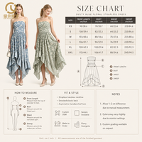 Robe d'été asymétrique à volants pour femme, style bohème, imprimé floral, bustier, taille smockée, idéale pour les fêtes, personnalisable OEM/ODM