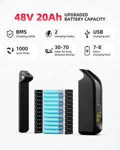 Chine G60 48V gros pneu batterie au lithium Power City vélo électrique tout-terrain pour adultes <span class=keywords><strong>VTT</strong></span> <span class=keywords><strong>VTT</strong></span> tout-terrain E-Bike avec pédales - Product Image 6