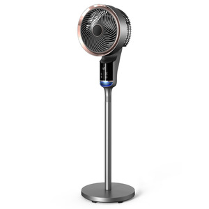 Smart Air Circulator <b>Fan</b> 13 17.9 In Floor <b>Standing</b> With Ambient Lighting 3D Stereo Airflow 12 Hour Timer Voice Control - Product Image 2