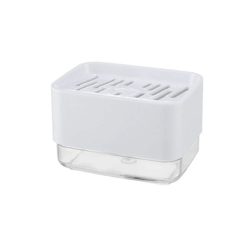 Насос Caddy Новый Кухонный 2-в-1 Ручной пресс для чеснока блюдо дозатор жидкого мыла с ABS моющая губка для очистки Hand Free давления caddy