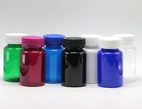 Échantillon gratuit bouteilles de Capsule de 120mL 4oz contenants de pilule translucides avec bouteilles de supplément de bouchon de sécurité