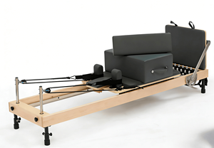 Máquina de Pilates Plegable de Madera para Uso Doméstico y Comercial, <span class=keywords><strong>Cama</strong></span> Multifuncional para Entrenamiento de Yoga y Pilates - Product Image 4