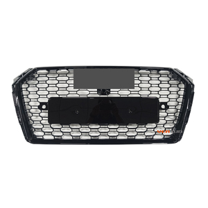 กระจังหน้ารถยนต์ RS4 ลายรังผึ้งสีดำ สำหรับ Audi <span class=keywords><strong>A4</strong></span> รุ่นปี 2016 2017 <span class=keywords><strong>2018</strong></span> - Product Image 4