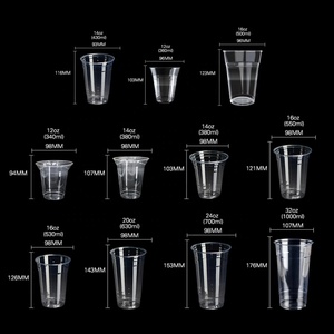 Vasos <span class=keywords><strong>de</strong></span> Plástico Transparentes para Batidos y Smoothies con Tapas, Personalizados con Logotipo, <span class=keywords><strong>de</strong></span> PET - Product Image 6