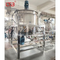 Prix d'usine 4000L chauffage et refroidissement faisant la machine de mélange avec agitateur savon liquide gel douche lotion pour le corps réservoir de mélange