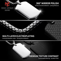 Collier pendentif croix géométrique en acier inoxydable pour homme, micro-pavé en fibre de carbone CZ, croix noire argentée, minimaliste, hypoallergénique