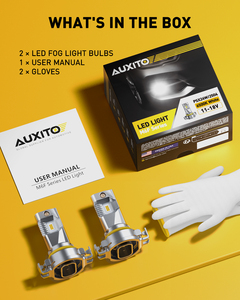 Bombillas LED para Faros Antiniebla AUXITO PSX24W, Bombillas LED 2504, 6500K Blanco Frío, 6000LM Extremadamente Brillantes, Reemplazo de Halógeno DRL 12276 - Product Image 6