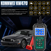 Herramienta de Diagnóstico Automotriz KONNWEI KW470, Sistema Completo OBD2 EOBD, para Ford, con Funciones de Reinicio de Aceite y Batería, de Calidad Profesional