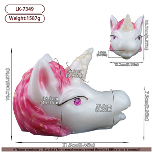 Nuevo Diseño de Funda de Silicona Grande para Placer Masculino, Serie Unicorn Star Head, con Sensación Envolvente - Product Image 6