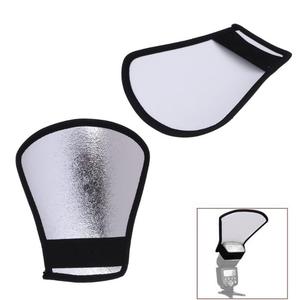 Mini fotografia del produttore di alta qualità per fotocamera DSLR Speedlite <span class=keywords><strong>Flash</strong></span> diffusore <span class=keywords><strong>Softbox</strong></span> riflettore argento <span class=keywords><strong>Flash</strong></span> Light - Product Image 3