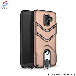 Saiboro al por mayor 2 en 1 Slim armadura kickstand <span class=keywords><strong>funda</strong></span> móvil <span class=keywords><strong>para</strong></span> <span class=keywords><strong>samsung</strong></span> galaxy <span class=keywords><strong>j6</strong></span> 2018 caso de la contraportada - Product Image 3