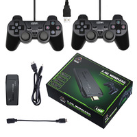 Console de jeux vidéo familiale M8 64G Cadeau de Noël 2 manettes sans fil 4K HD 20000 jeux intégrés Prend en charge FC GB GBC MD