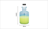 Flacon diffuseur d'huile parfumée vide de luxe 200 ml pour la décoration intérieure, en verre avec bouchon en liège