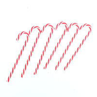 5.9 polegadas Candy Cane Pendurando Enfeites de 15 centímetros 6 Peças Por Conjunto Da Árvore de Natal Enfeites de Decoração Festa Natalícia