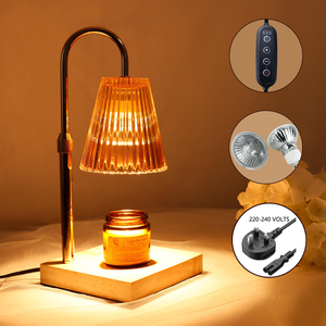 Calentador de Cera Eléctrico LUFU con Pantalla de Vidrio, Ajuste de Brillo Ascendente/Descendente, Lámpara Calentadora de Velas para Aromaterapia y Decoración del Hogar - Product Image 5