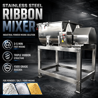 Mélangeur à ruban en U en acier inoxydable certifié CE ISO pour mortier sec, poudre de mastic, produits chimiques, capacité 500L-5000L, pour usine