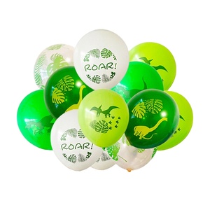 Kit de guirlande de ballons en latex <span class=keywords><strong>dinosaure</strong></span>, thème Jurassic, décorations de fête écologiques et durables, ensemble d'<span class=keywords><strong>arche</strong></span> de ballons vert T-Rex pour enfants - Product Image 1