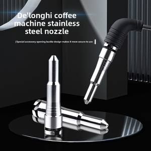 Buse à vapeur compatible De'Longhi pour machine à café, tête à vapeur en acier inoxydable, accessoire multi-usage, commande directe - Product Image 1