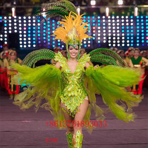 Disfraces de Carnaval Caribeño Hechos a Medida, Disfraces de Carnaval de Miami para Mujer 2026 - Product Image 3