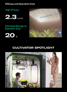 Servicio posventa local de EE. UU. IP65 regulable nominal 240W Luz de cultivo LED de espectro completo para tienda - Product Image 4