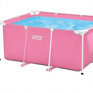 <span class=keywords><strong>Piscine</strong></span> hors sol rectangulaire <span class=keywords><strong>INTEX</strong></span> avec structure métallique 7 pieds x 5 pieds x 235 pouces, rose |   28266EH - <span class=keywords><strong>Piscine</strong></span> uniquement (pompe non incluse) - Product Image 1