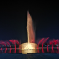 Grande fontaine musicale dansante pour projets commerciaux de grande envergure avec construction en acier inoxydable et éclairage RGB