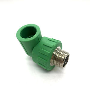 PPR Ống ổ cắm Nữ adapter BSP Brass chủ đề ống nước PPR nữ khuỷu tay phụ kiện đường ống để bán - Product Image 4