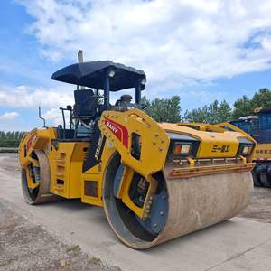Rodillo compactador de vibración de tambor único/doble SANY STR130C-8S de 13 toneladas, usado, año 2022 - Product Image 3