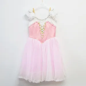 R0095 Cung Cấp Từ Nhà Máy Coppelia Váy Tutu Giselle Lãng Mạn Màu Hồng Trắng Cho Bé Gái