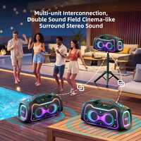 Enceinte de fête S117 320W, Boombox portable 48000mAh avec écran, étanche IPX6, lumière RGB, TWS sans fil, charge rapide 60W