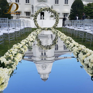 Tappeto a Specchio Riflettente Argento per Decorazione Corridoio Matrimoniale, Vendita all'Ingrosso - Product Image 1