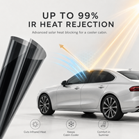 Film solaire pour vitres de voiture BEIKAER Ultra 99%+ IR Rejection PET Nano Céramique, anti-rayures, protection UV, blocage de la chaleur élevée 8-10