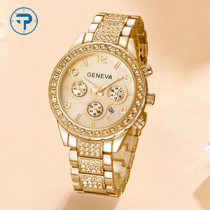 Nuovi arrivi da <span class=keywords><strong>donna</strong></span> <span class=keywords><strong>orologi</strong></span> al quarzo in acciaio inossidabile squisito lusso Casual Design strass fibbia in lega Relojes Mujer - Product Image 1