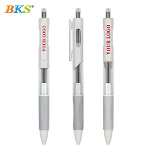 热卖定制印刷0.5毫米塑料中性笔速干为企业制造商的畅销书 - Product Image 2